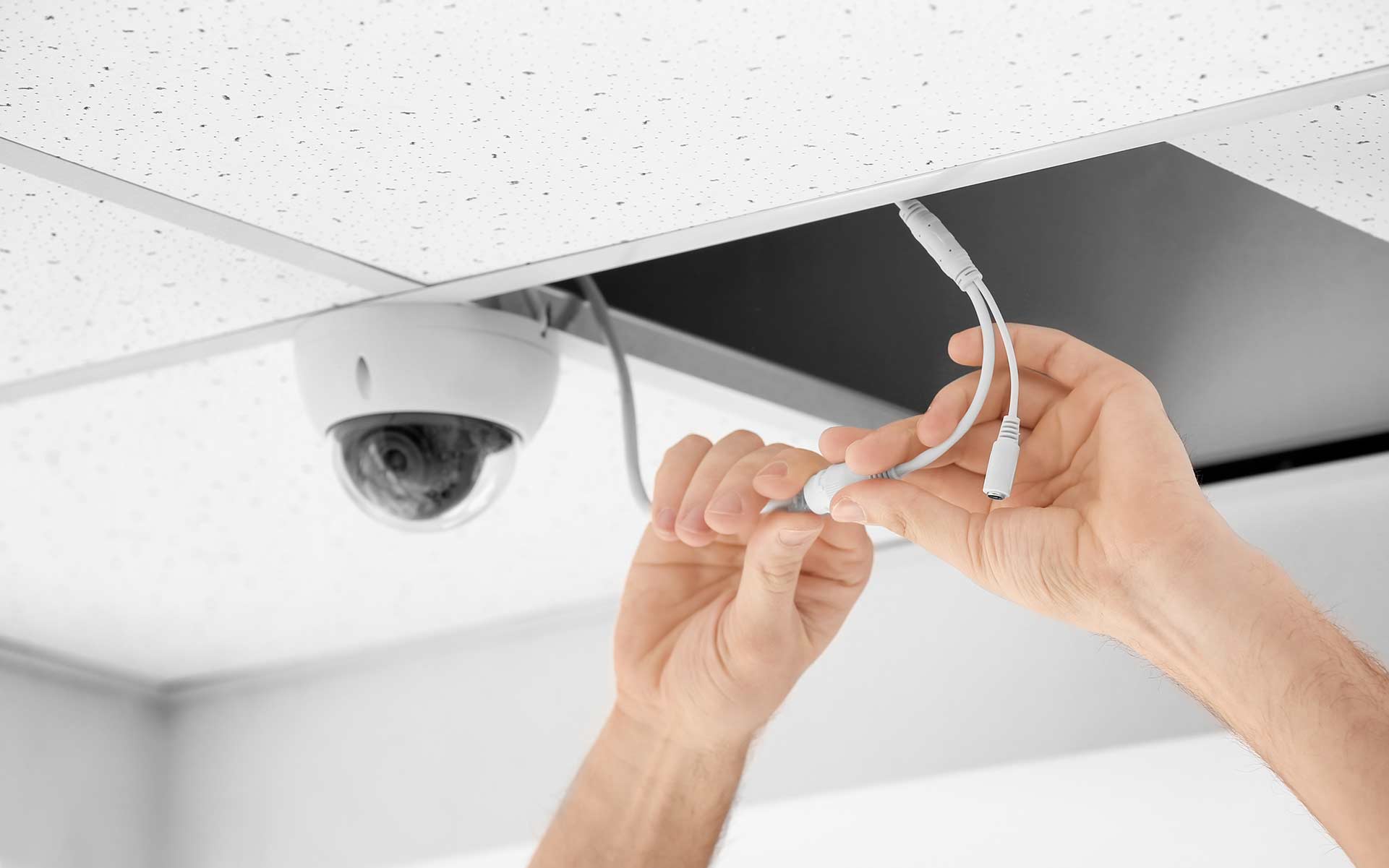 A2B Electrical's electricians can wire up CCTV cameras for properties in Kettering and the local area.